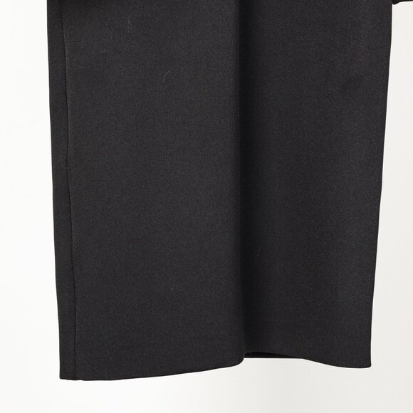 Roksanda Lena Black Crepe Frilled Sleeve Midi Dress - Picture 7 of 11